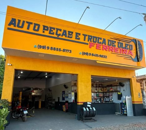 Fachada da loja Auto Peças e Troca de Óleo Ferreira